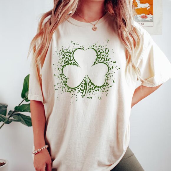 Tops - Lucky Shirt, St Patricks Day Shirt, Graphic Saint Patricks Day Tee